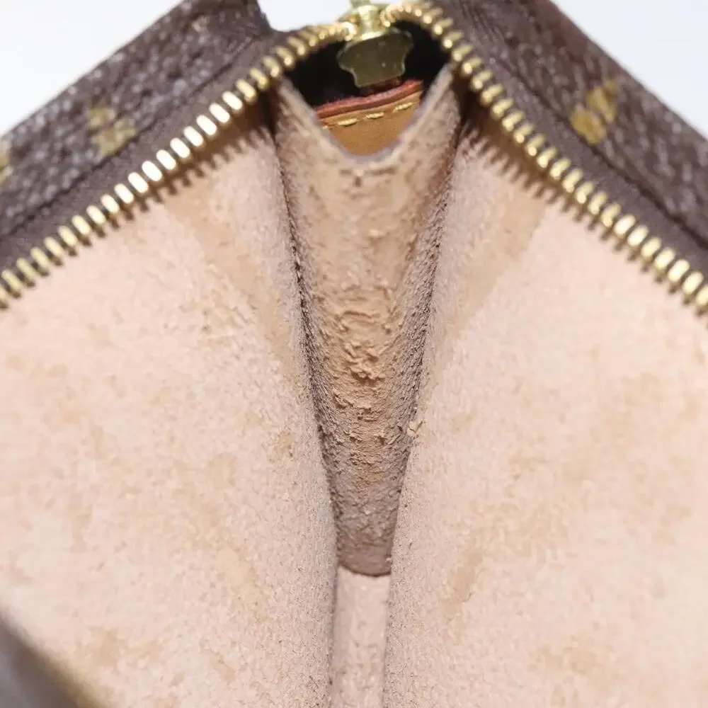 Louis Vuitton Monogram Bucket PM Accessory Pouch Brown